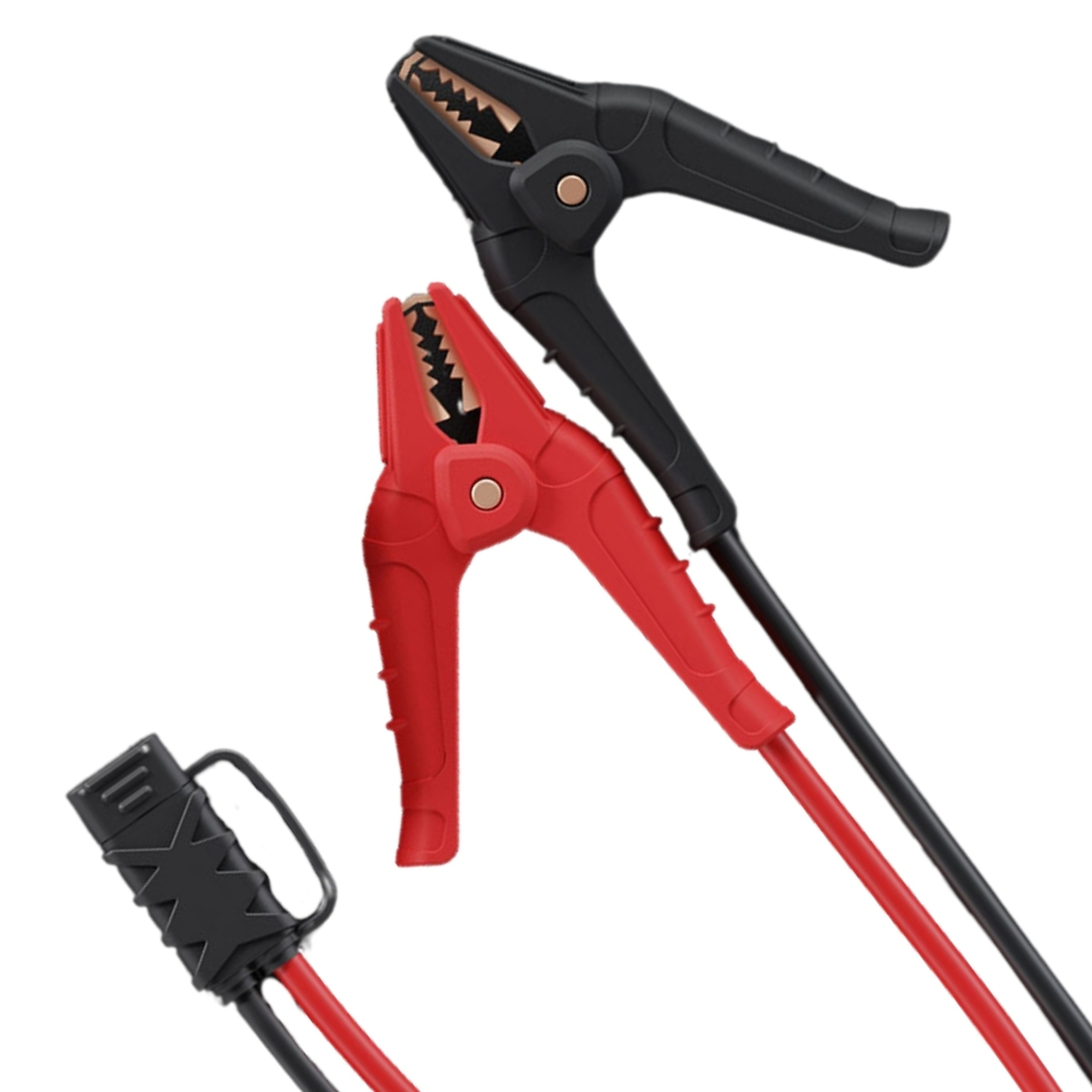 Lokithor, Heavy-duty detachable clamps, 6-gauge, copper-lined, Cable Gauge 6 Length 19.685 ft, Model# LO-Clamp-Pro